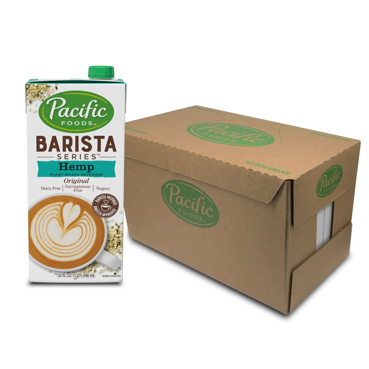 Pacific Barista Hemp Milk 32oz Pallet (75 Cases) Odeko Bulk