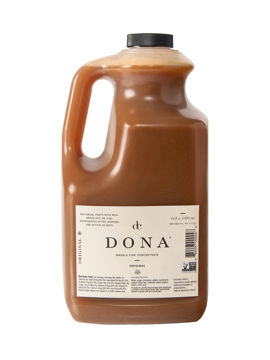 Dona Chai Tea Concentrate 64oz Pallet (108 Cases) Odeko Bulk