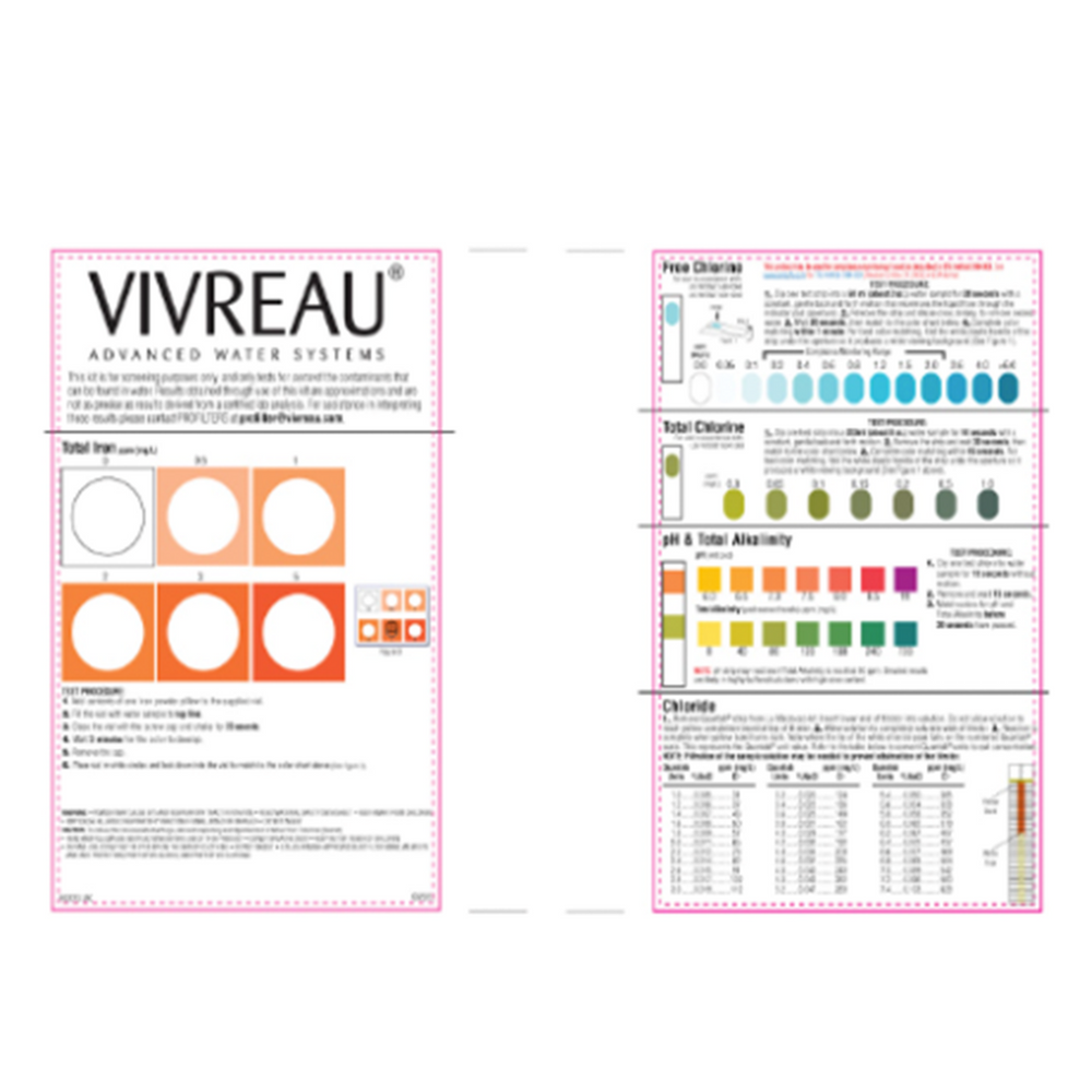 Vivreau Water Test Strips Chloride  (1054400)