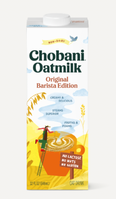 Chobani Barista Oat Milk 32oz Pallet (155 Cases)