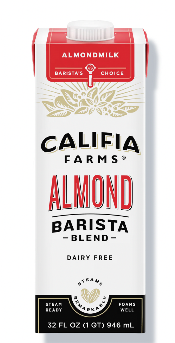 Califia Farms Barista Almond Milk 32oz Pallet (75 Cases)